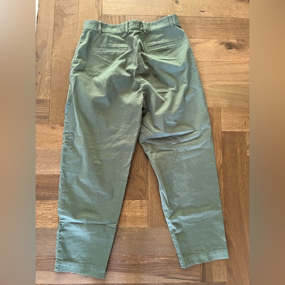 Everlane Green Cropped Ankle Pants - Picture 2 of 5